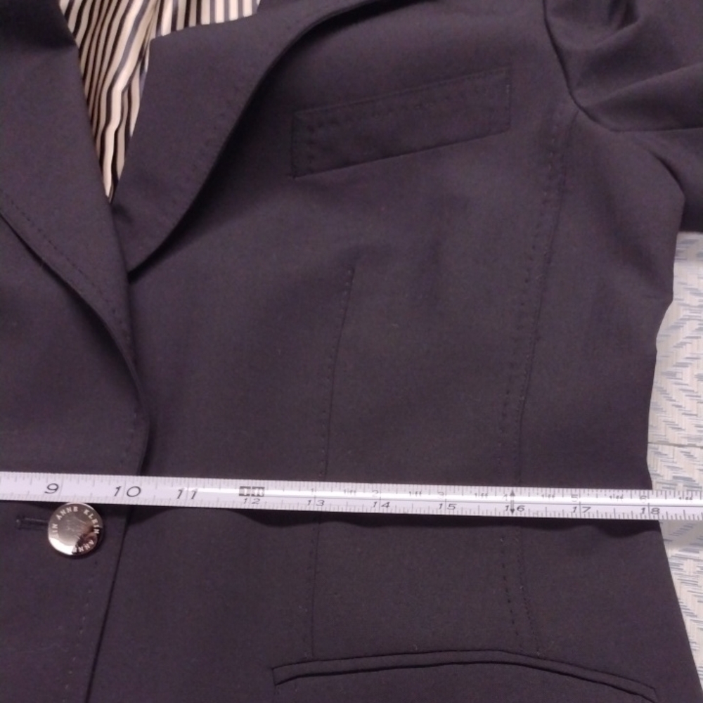 Anne Klein Black Women's Suit Jacket - Picture 13 of 16